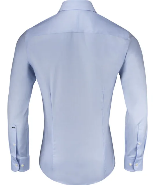 Black Bow 60  Hemd Slim Fit Heren Lichtblauw