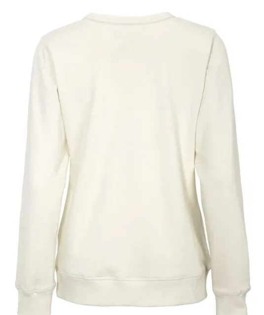 SWEATER CREW NECK LADY - GOTS GECERTIFICEERD Ecru