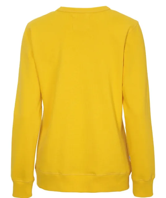 SWEATER CREW NECK LADY - GOTS GECERTIFICEERD Geel