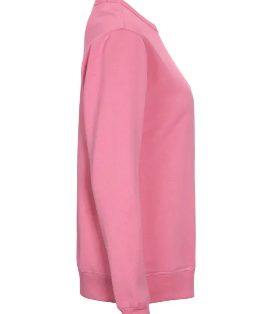 SWEATER CREW NECK LADY - GOTS GECERTIFICEERD Roze