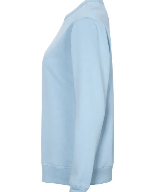 SWEATER CREW NECK LADY - GOTS GECERTIFICEERD Lichtblauw