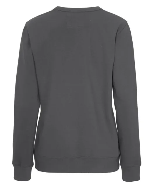 SWEATER CREW NECK LADY - GOTS GECERTIFICEERD Antraciet
