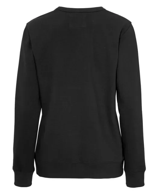 SWEATER CREW NECK LADY - GOTS GECERTIFICEERD Zwart