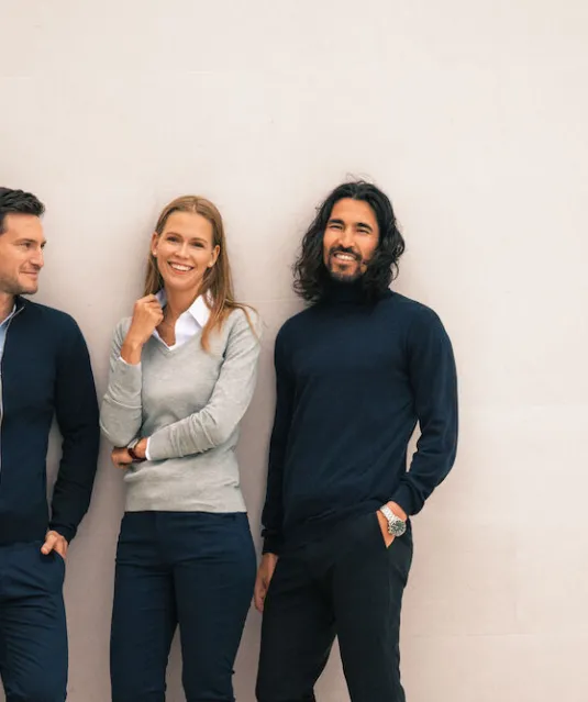 Ashland Turtle Gebreide Sweater Heren Grijs mélée