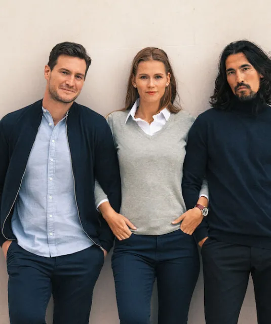 Ashland Turtle Gebreide Sweater Heren Grijs mélée