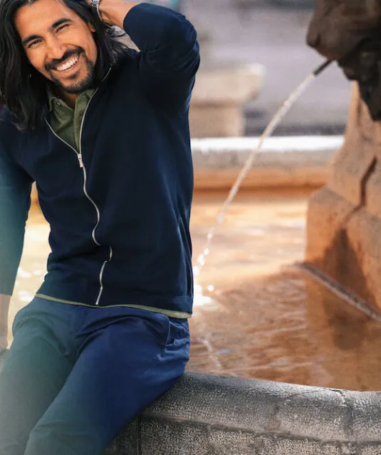 Ashland Cardigan Heren Grijs mélée