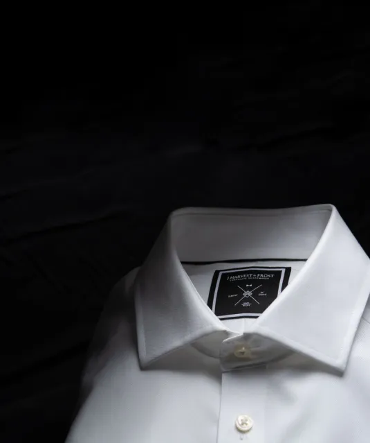 Black Bow 60  Hemd Regular Fit Heren Wit