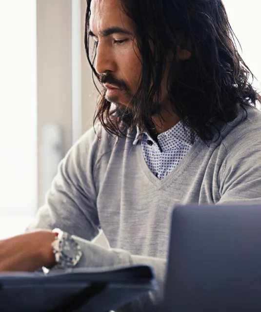 Indigo Bow 131  Hemd Regular Fit Heren Hemelsblauw print