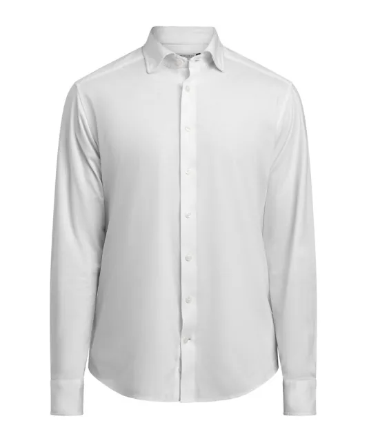 Indigo Bow 132 Hemd Slim Fit Heren Wit