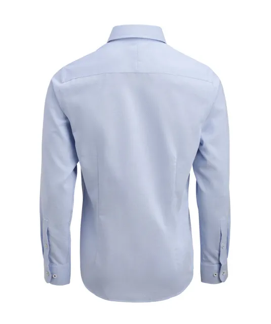 Yellow Bow 55  Hemd Slim Fit Heren Lichtblauw