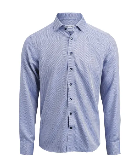 Yellow Bow 55  Hemd Slim Fit Heren Lichtblauw