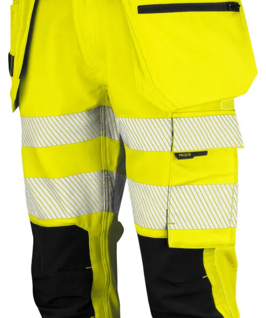 6577 SIGNALISATIE PIRATENBROEK EN ISO 20471 KLASSE 2/1 Geel/zwart