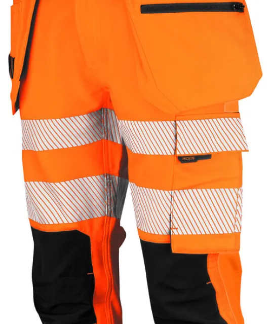 6577 SIGNALISATIE PIRATENBROEK EN ISO 20471 KLASSE 2/1 Oranje/zwart