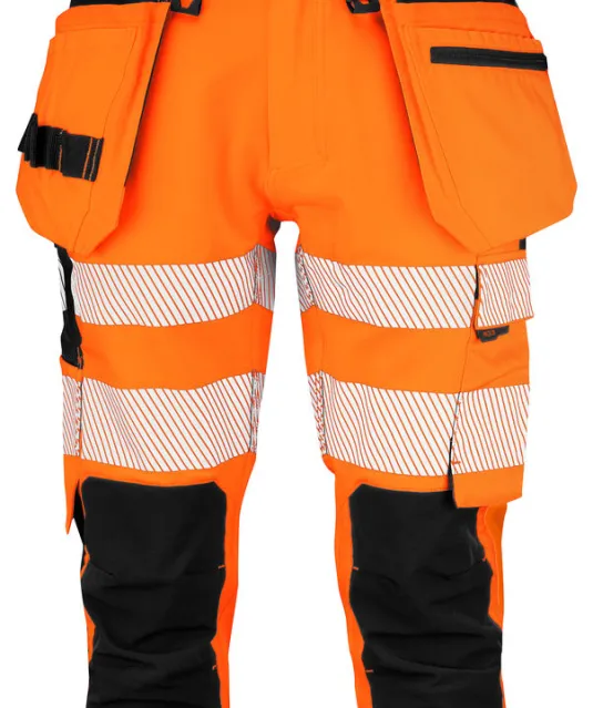 6577 SIGNALISATIE PIRATENBROEK EN ISO 20471 KLASSE 2/1 Oranje/zwart