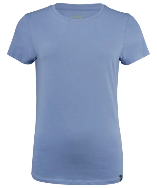 American U  T-Shirt Dames Zomersblauw