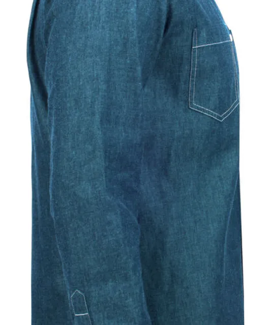 Jupiter Hemd Heren Denim blauw