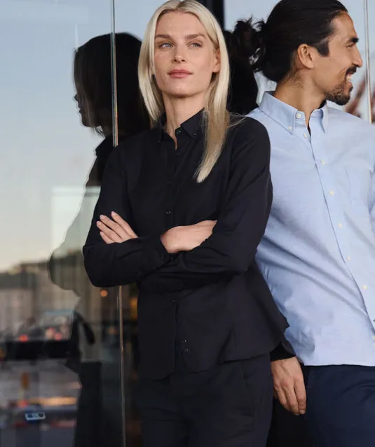 Yellow Bow 54  Hemd Regular Fit Heren Wit