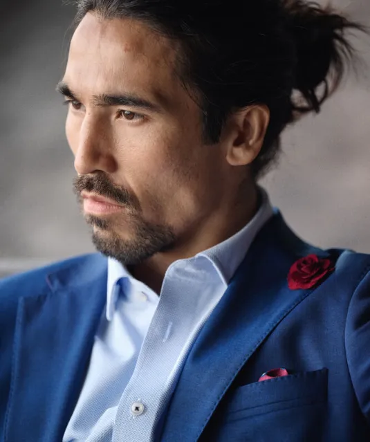 Yellow Bow 55  Hemd Regular Fit Heren Lichtblauw