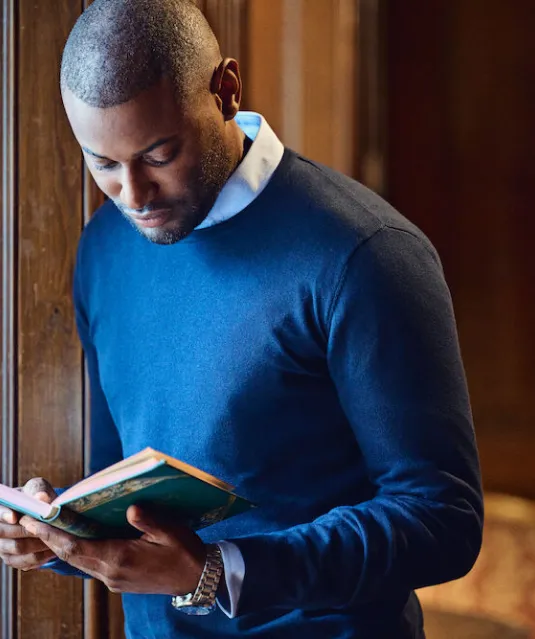 Ashland U  Gebreide Sweater Heren Grijs mélée