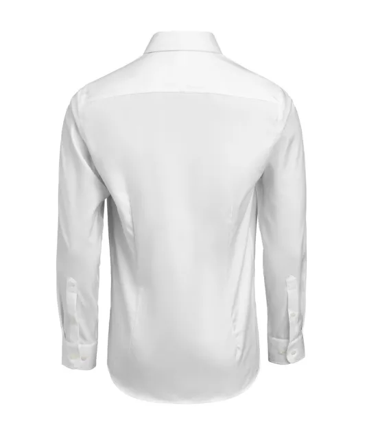 Black Bow 60  Hemd Slim Fit Heren Wit