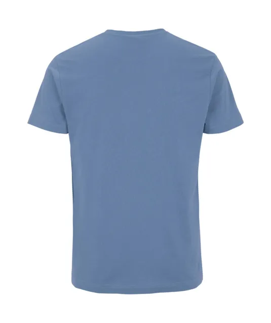 T-SHIRT MAN - GOTS GECERTIFICEERD Roestblauw