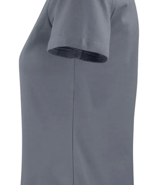 Light  T-Shirt Dames Staalgrijs