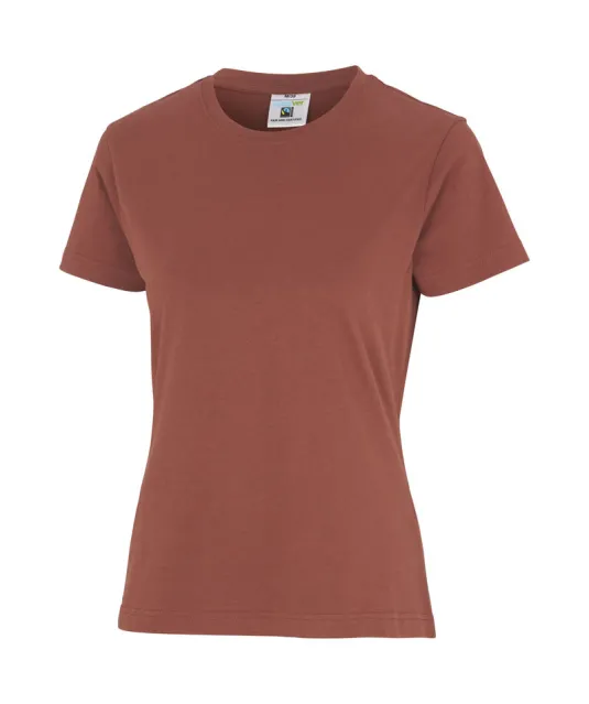 T-SHIRT LADY - GOTS GECERTIFICEERD Roest rood