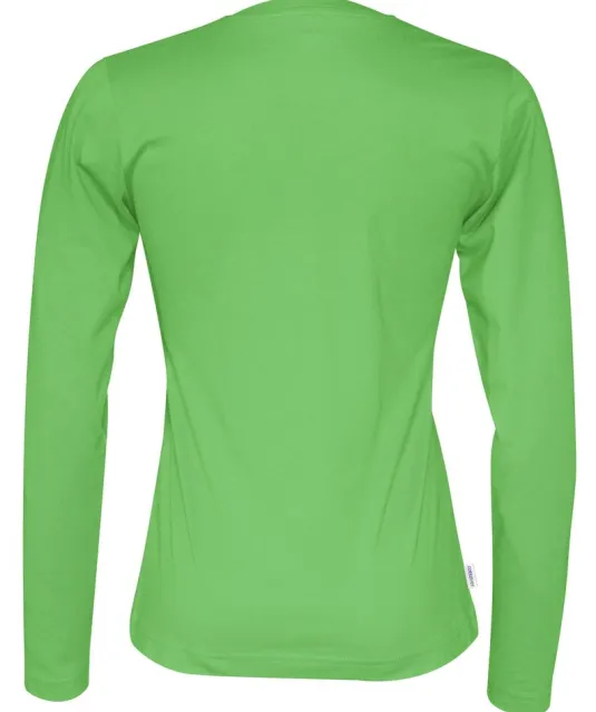 T-SHIRT LONG SLEEVE LADY - GOTS GECERTIFICEERD Groen