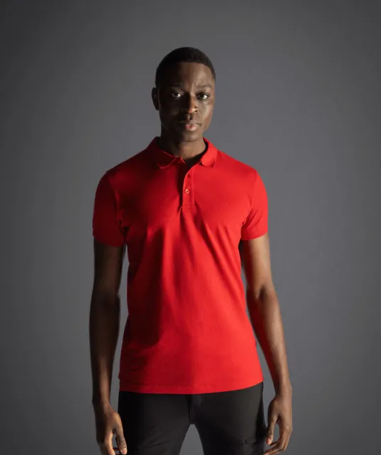 Surf Stretch Polo Pique Heren Wit