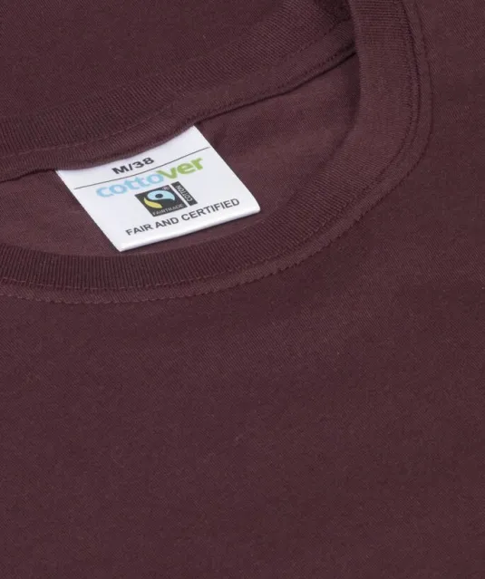 T-SHIRT LADY - GOTS GECERTIFICEERD Bordeaux