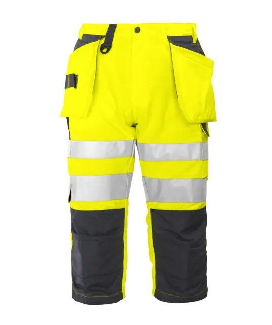 6510 SIGNALISATIEPIRATENBROEK EN ISO 20471 KLASSE 2 Geel