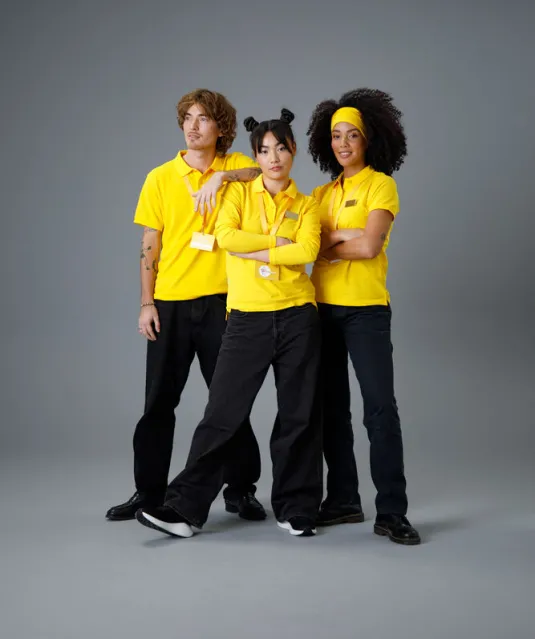 POLO PIQUE LADY - GOTS GECERTIFICEERD Geel