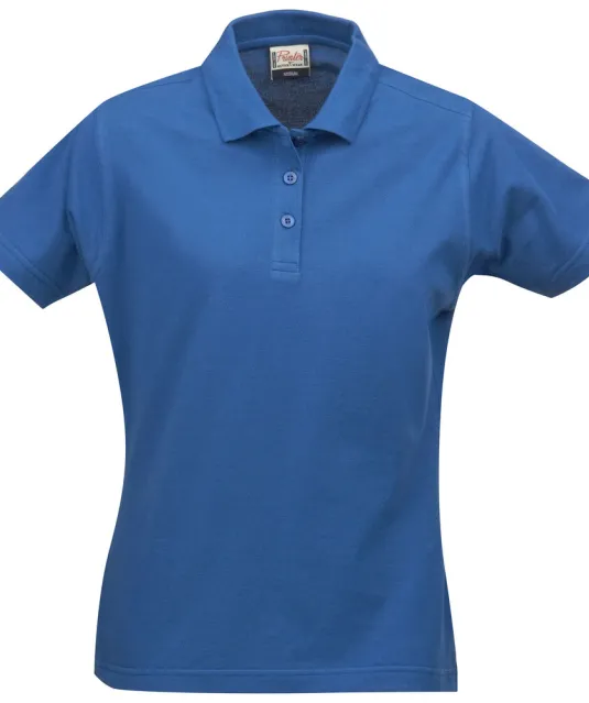 Surf Polo Pique Dames Oceaan blauw
