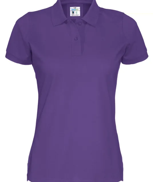 POLO PIQUE LADY - GOTS GECERTIFICEERD Paars