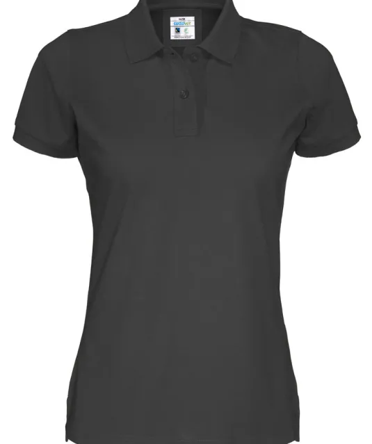 POLO PIQUE LADY - GOTS GECERTIFICEERD Zwart