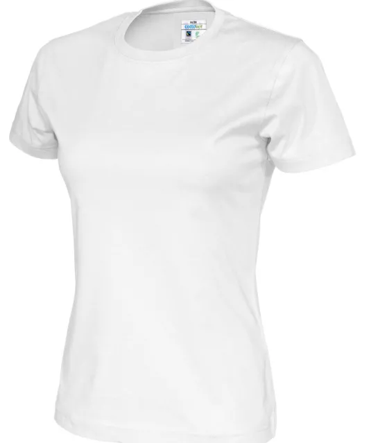 T-SHIRT LADY - GOTS GECERTIFICEERD Wit