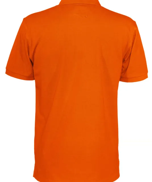 POLO PIQUE MAN - GOTS GECERTIFICEERD Oranje