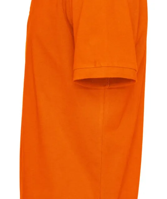 POLO PIQUE MAN - GOTS GECERTIFICEERD Oranje