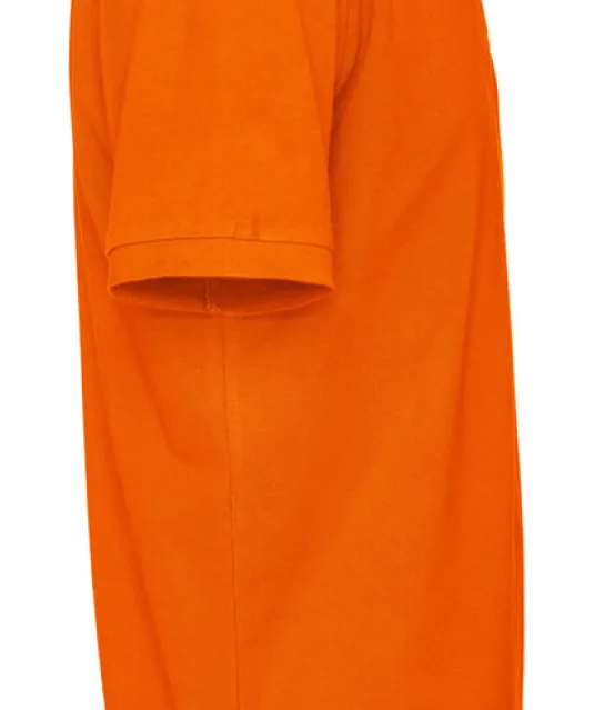 POLO PIQUE MAN - GOTS GECERTIFICEERD Oranje