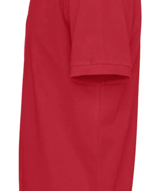 POLO PIQUE MAN - GOTS GECERTIFICEERD Rood