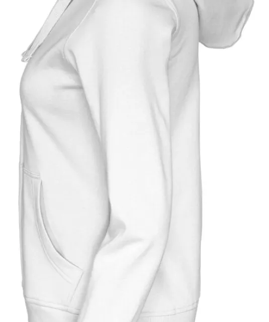 HOODIE FULL ZIP LADY - GOTS GECERTIFICEERD Wit