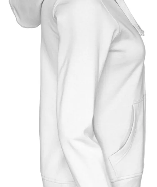 HOODIE FULL ZIP LADY - GOTS GECERTIFICEERD Wit