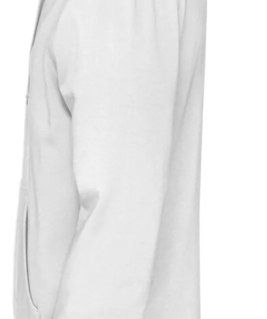 HOODIE FULL ZIP MAN - GOTS GECERTIFICEERD Wit