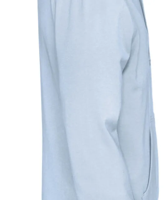 HOODIE FULL ZIP MAN - GOTS GECERTIFICEERD Lichtblauw