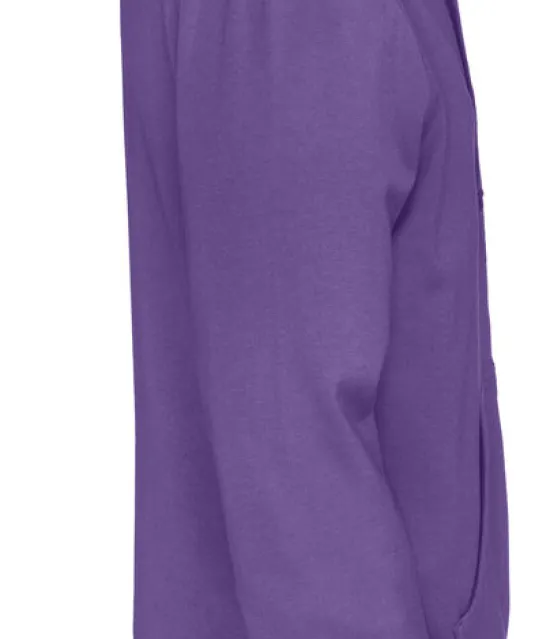 HOODIE FULL ZIP MAN - GOTS GECERTIFICEERD Paars