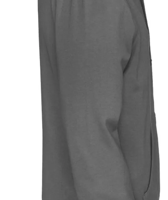 HOODIE FULL ZIP MAN - GOTS GECERTIFICEERD Antraciet