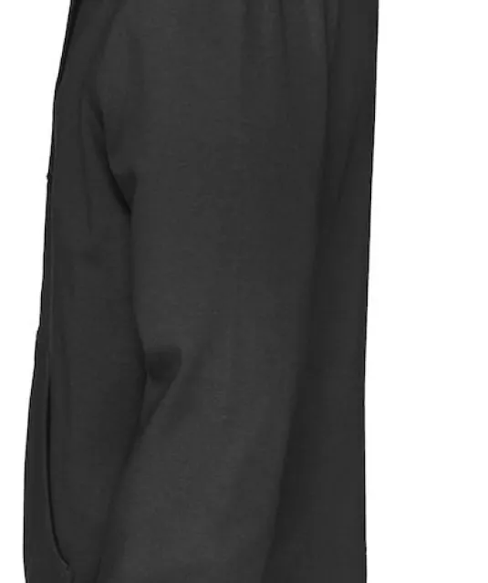 HOODIE FULL ZIP MAN - GOTS GECERTIFICEERD Zwart