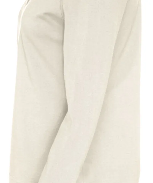 POLO PIQUE LONG SLEEVE LADY - GOTS GECERTIFICEERD Ecru