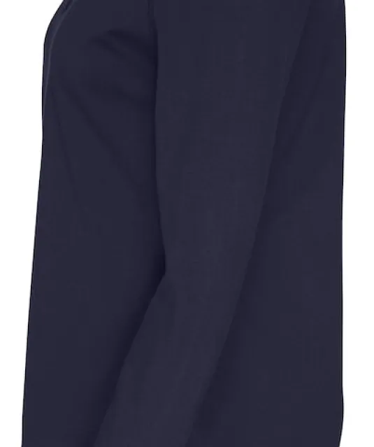 POLO PIQUE LONG SLEEVE LADY - GOTS GECERTIFICEERD Marine