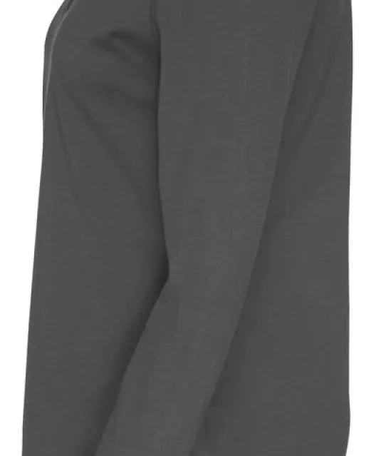 POLO PIQUE LONG SLEEVE LADY - GOTS GECERTIFICEERD Antraciet